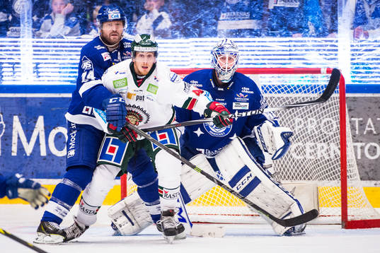Leksands Jonas Frögren, Leksands målvakt Oscar Alsenfelt