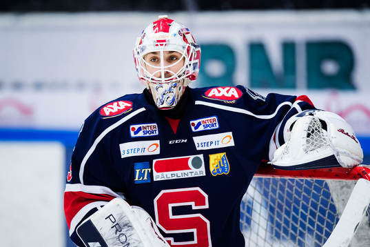 Södertäljes målvakt Tim Sandberg