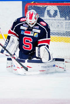 Södertäljes målvakt Tim Sandberg