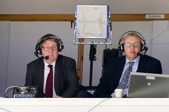 Cmores kommentatorer Anders Parmström och Mats Larsson