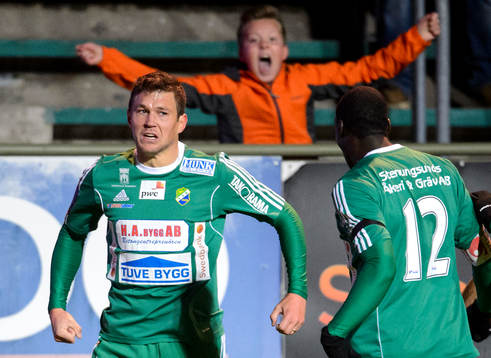 Ljungskiles Hannes Stiller jublar