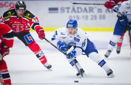 Örebros Brian Willsie och Leksands Oskar Lang