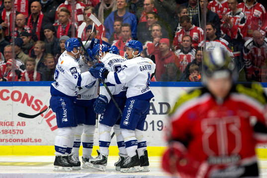 Leksands Daniel Josefsson jublar