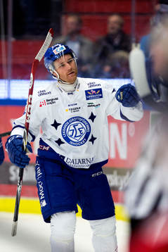 Leksands Jens Bergenström jublar