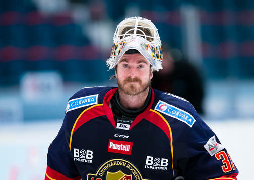 Djurgårdens målvakt Mikael Tellqvist