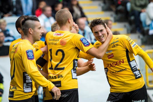 Elfsborgs spelare jublar