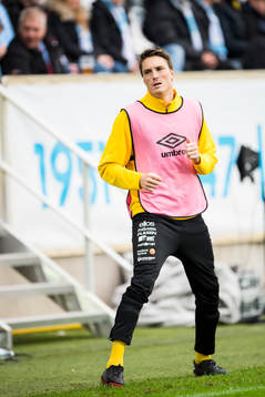Elfsborgs Lasse Nilsson värmer upp för inhopp