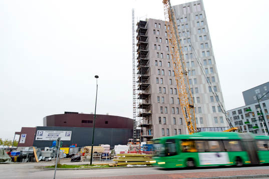 Exteriör Malmö Arena Hotell som är
