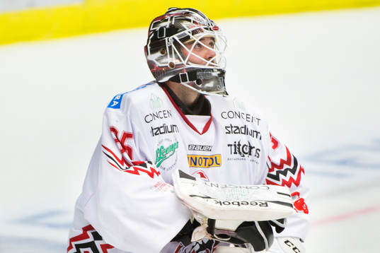 Vita Hästens målvakt Johannes Jönsson