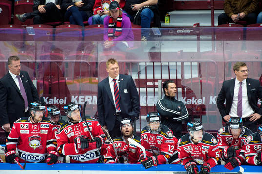 Malmö Redhawks tränare Mats Lusth, assisterande tränare