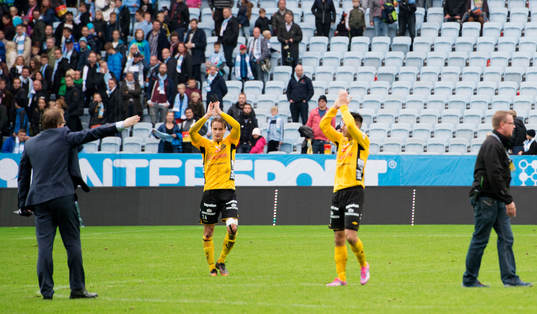 Elfsborg vill tacka publiken men blir hänvisade att lämna