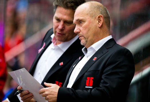 Örebros tränare Kent Johansson och assisterande  Håkan