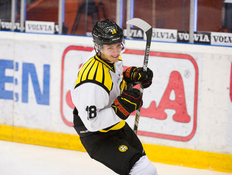 Brynäs Anton Rödin jublar