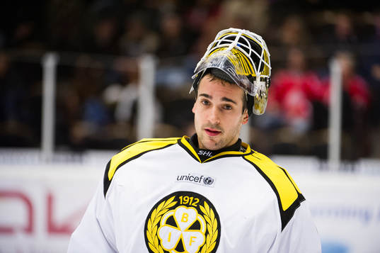 Brynäs målvakt Bernhard Starkbaum