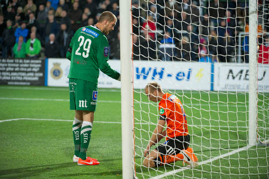 Norrköpings målvakt Edvard Setterberg och Andreas