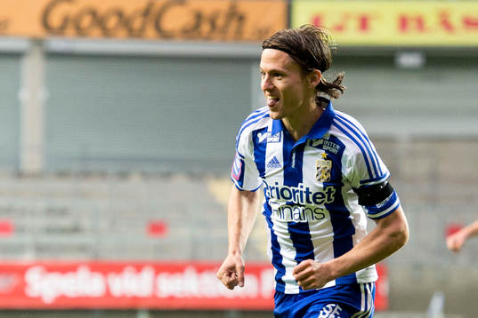 IFK Göteborgs Lasse Vibe jublar