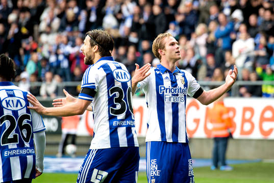 IFK Göteborgs Gustav Engvall jublar