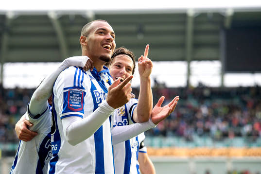 IFK Göteborgs Kenneth Zohore jublar