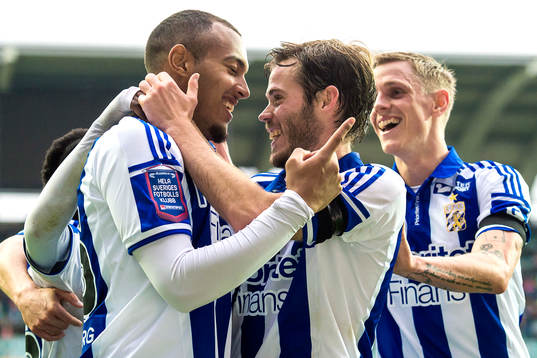 IFK Göteborgs Kenneth Zohore jublar