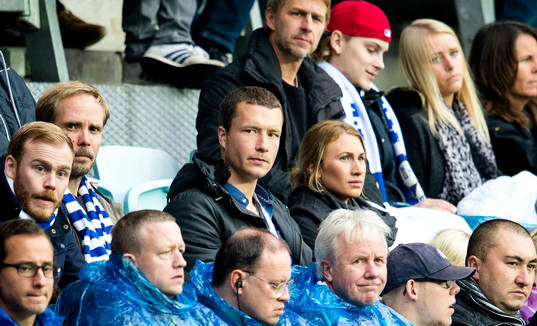 IFK Göteborgs Jakob Johansson på läktaren