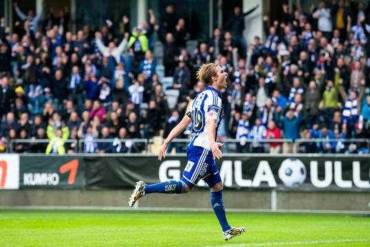IFK Göteborgs Gustav Engvall jublar