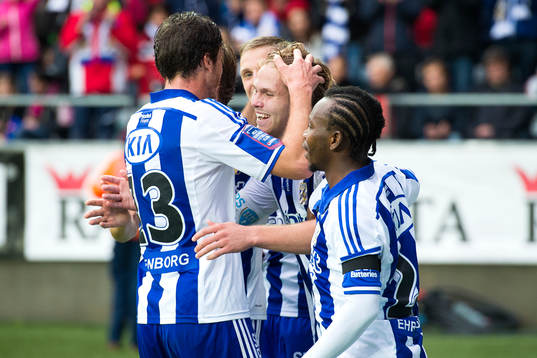 IFK Göteborgs Gustav Engvall jublar