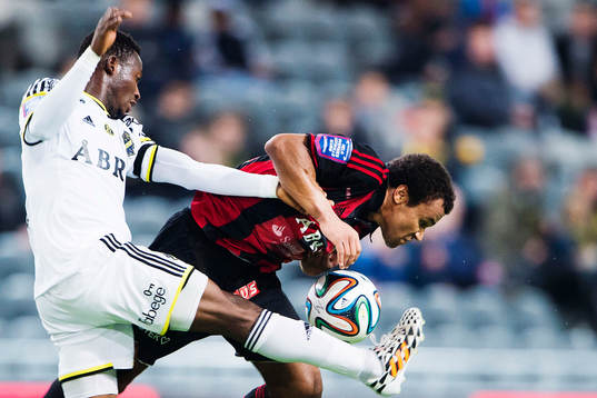 s Ibrahim Moro och Brommapojkarnas Serge-Junior Martinsson