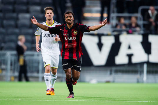 Brommapojkarnas Serge-Junior Martinsson Ngouali slår ut