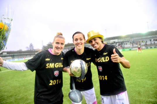 Rosengårds Anja Mittag, Therese Sjögran och Marta Viera