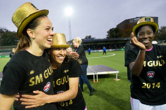 Rosengårds Sara Björk Gunnarsdottir och Marta Viera Da