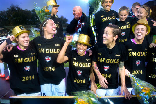 Rosengårds Ramona Bachmann, Lina Nilsson, Marta Viera Da