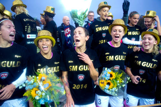 Rosengårds Ramona Bachmann, Lina Nilsson, Marta Viera Da