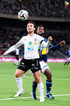 Örebros Nordin Gerzic och Djurgårdens Amadou Jawo