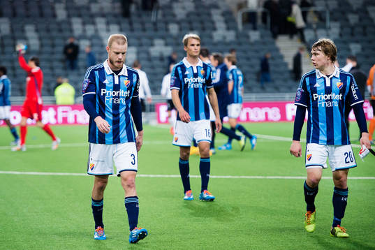 Djurgårdens Fredrik Stenman, Sebastian Andersson och Simon