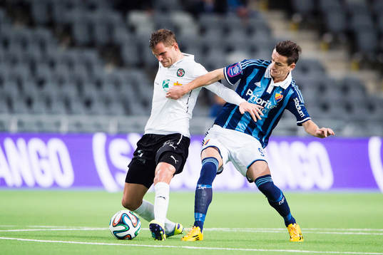 Örebros Robert Åhman Persson och Djurgårdens Haris