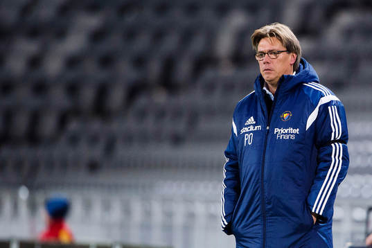 Djurgårdens tränare Per Olsson deppar