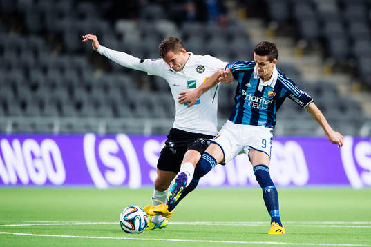 Örebros Robert Åhman Persson och Djurgårdens Haris