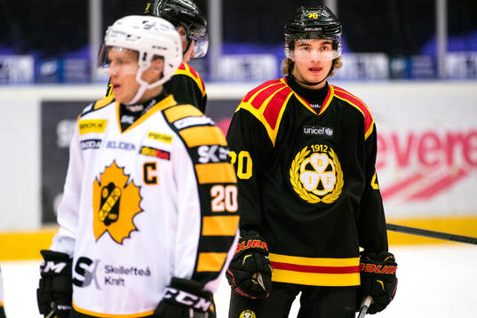 Skellefteås Erik Forssell och Brynäs Adam Brodecki på