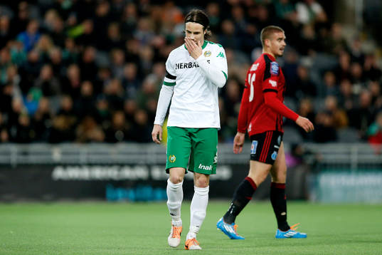 Hammarbys Linus Hallenius deppar