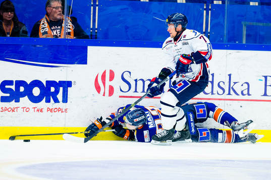 Växjös Växjös Nick Johnson faller