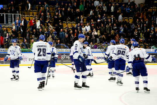 Leksands spelare deppar