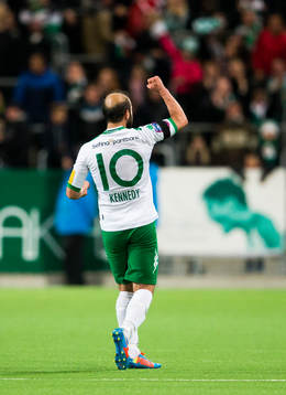 Hammarbys Kennedy Bakircioglu jublar