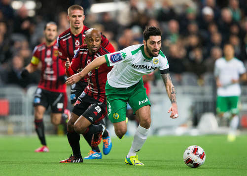 Östersunds Fouad Bachirou och Hammarbys Nahir Besara