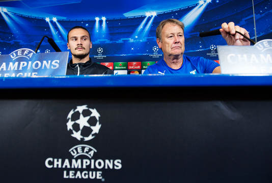 s Erik Johansson och tränare Åge Hareide