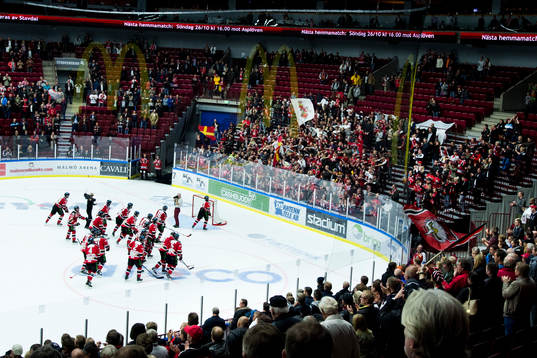 Bläddra bland fler bilder av Ishockey, Hockeyallsvenskan, Malmö Redhawks - Rögle