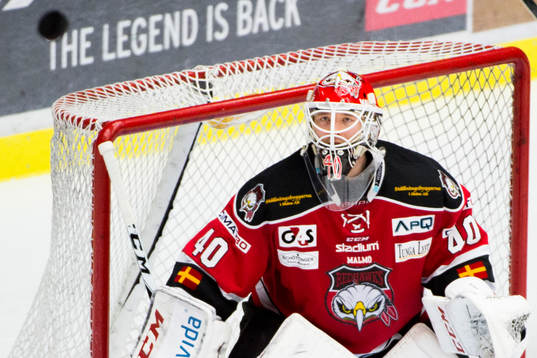 Malmö Redhawks målvakt Pontus Sjögren