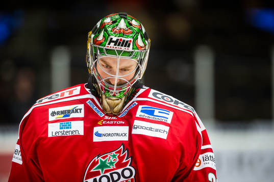 Modos målvakt Linus Ullmark