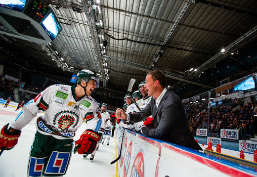 Frölundas Nicklas Lasu jublar