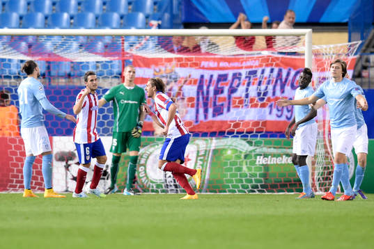 Atletico Madrids Alessio Gerci jublar