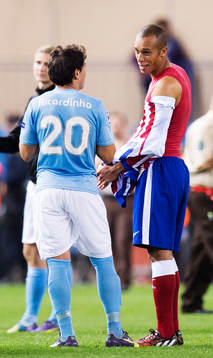 s Ricardo Ferreira Da Silva pratar med Atletico Madrids